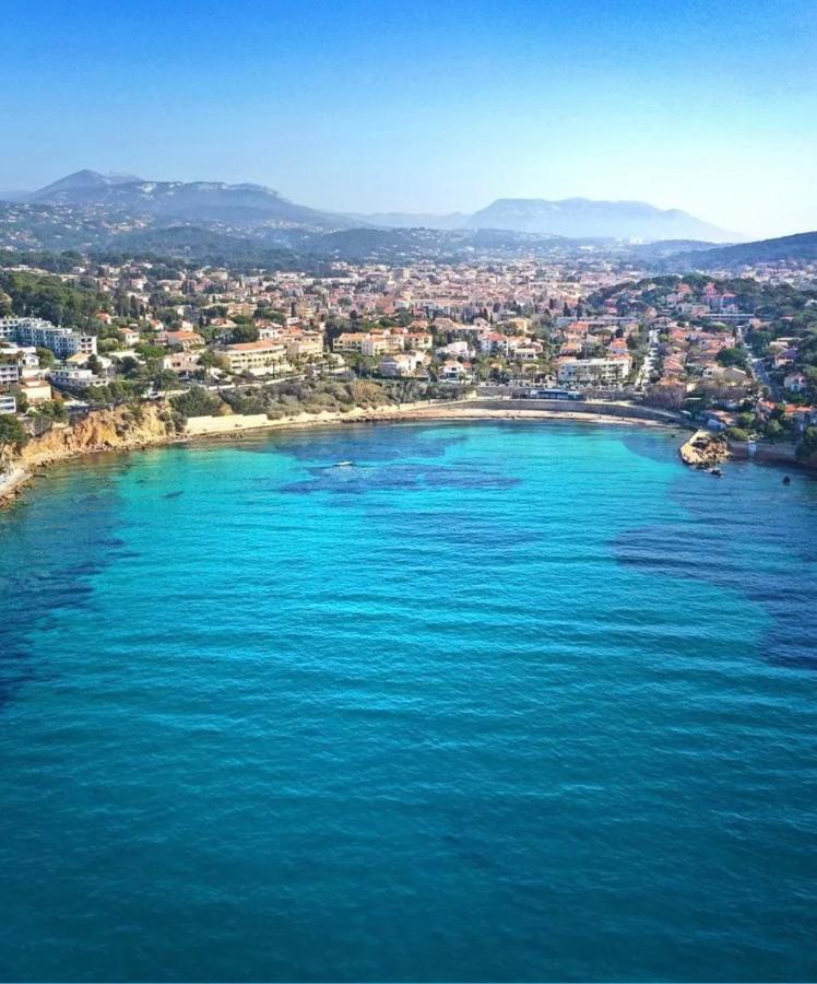 Confortable T2 Vue Mer Avec Terrasse Amenagee Et Parking Prive, Plage Et Port A Pied ซานารี-ซูร์-แมร์ ภายนอก รูปภาพ